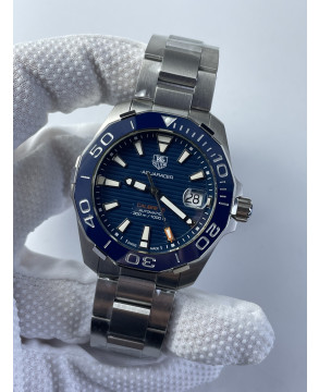 (준비완료/특급배송)NO.2303/신공장 태그호이어 칼리버5 아쿠아레이서 300M 블루 41MM