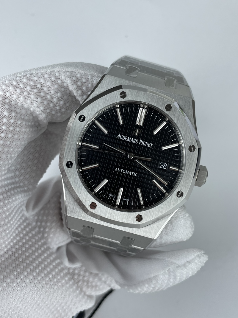 (준비완료/특급배송)NO.2370/ZF공장 오데마피게 로얄오크 15400 블랙다이얼 브슬