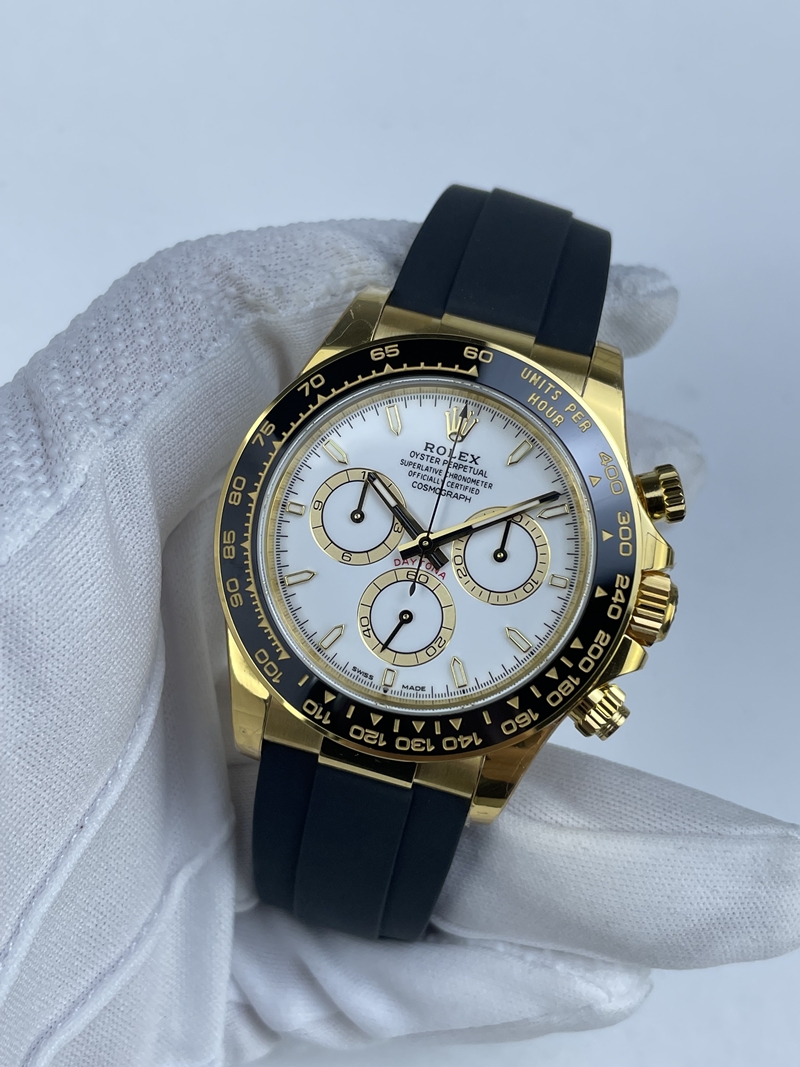 (준비완료/특급배송)NO.2683/VS공장 롤렉스 데이토나 EF Daytona 126518 VSF 1:1 Best Edition White Dial on Oysterflex Strap DD4801
