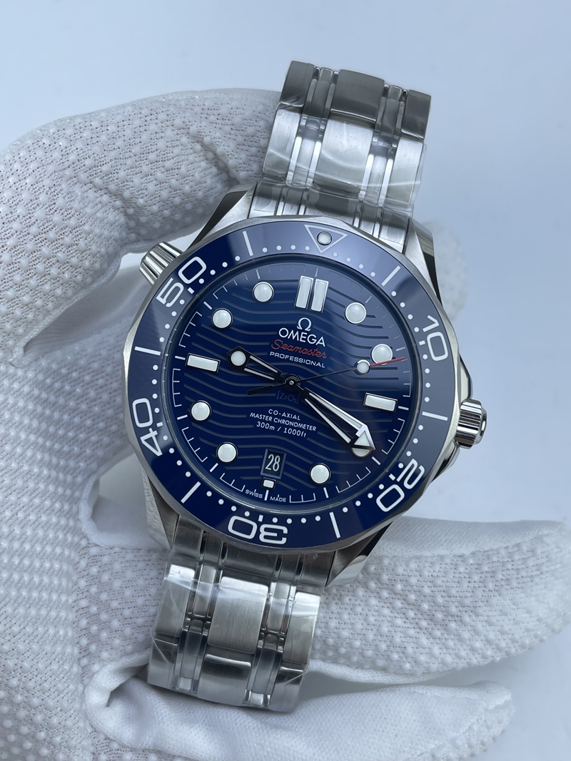 (준비완료/특급배송)NO.2800/VS공장 오메가 씨마스터 다이버 300 스틸 블루다이얼 VS8800 (최신무브업버전)
