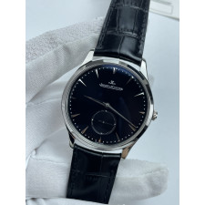 (준비완료/특급배송)NO.3555/ZF공장 예거 르클트르 마스터 울트라 씬 스몰 세컨즈 블랙다이얼 가죽