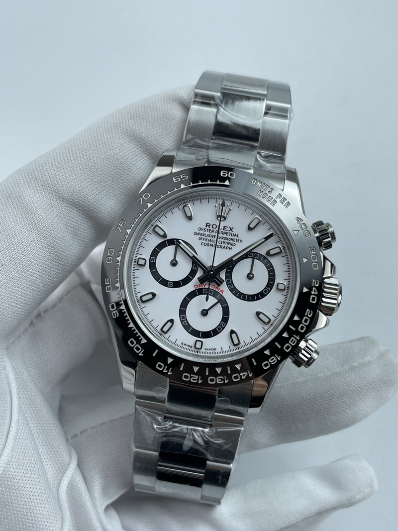 (준비완료/특급배송)NO.3615/초특급 갓성비 데이토나 스틸 세라믹베젤 화이트